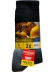 Mi-chaussette de travail non comprimante