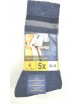 Mi-chaussette Tennis coton par 5
