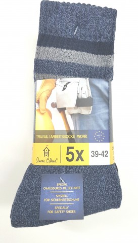 Mi-chaussette Tennis coton par 5