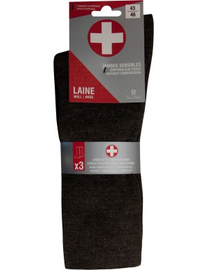 Mi-Chaussette non comprimante Mixte